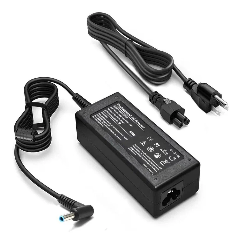 Replacement 65W 19.5V Laptop Charger AC Adapter for HP Pavilion 14, 15 Series